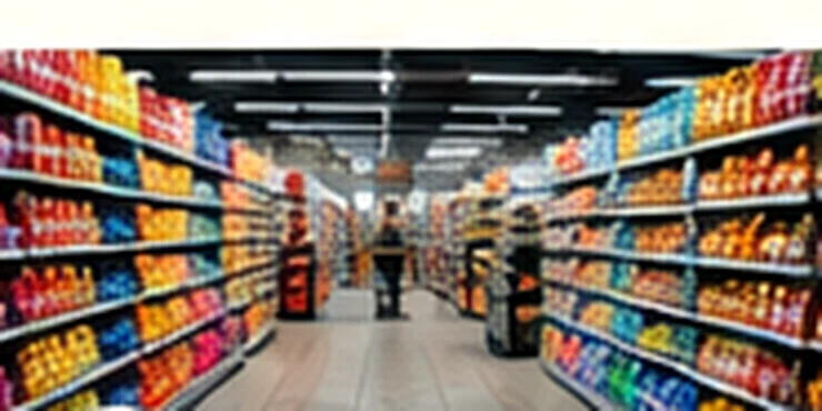 Ambiente comercial de Supermercados