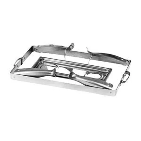 Base acero inox. p/chafin dip