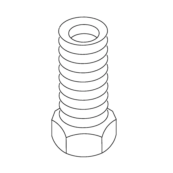 Tornillo trasero p/Hollymatic