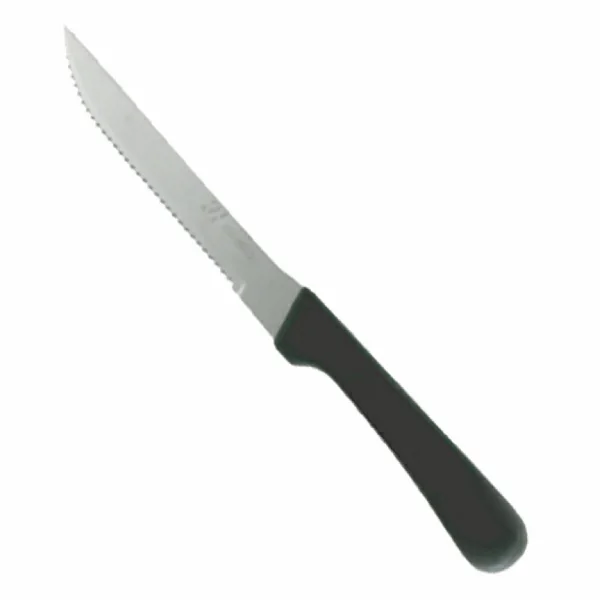 Cuchillo mango plast. de carne negro