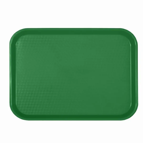 Bandeja plástica p/cafetería verde