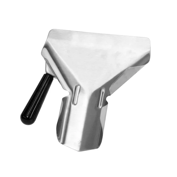 Recogedor acero inox., mango Izquierdo p/papas