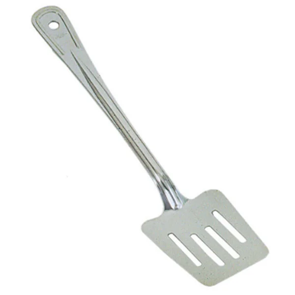 Espátula acero inox., con ranura