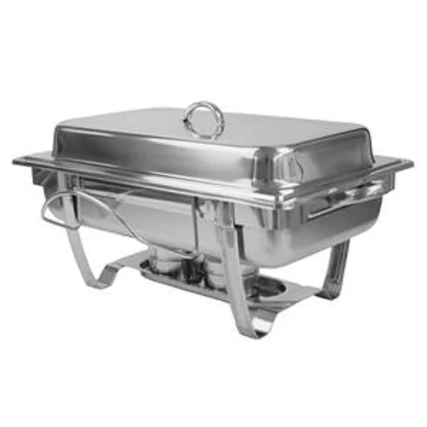 Chafin dip acero inox. completo 8qt.