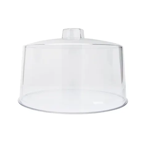 Tapa plástica transparente redonda 421 12