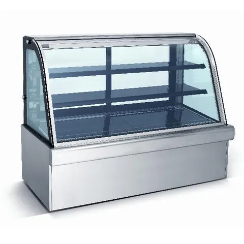 Vitrina p/pastelería acero inox. IVERIA