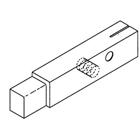 Guia metal p/sierra Hobart